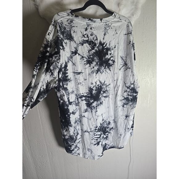 NWT XXL Mens Big & Tall Tie-Dyed Tin & Stretchy Long Sleeve T-Shirt Comfortable - Picture 6 of 6
